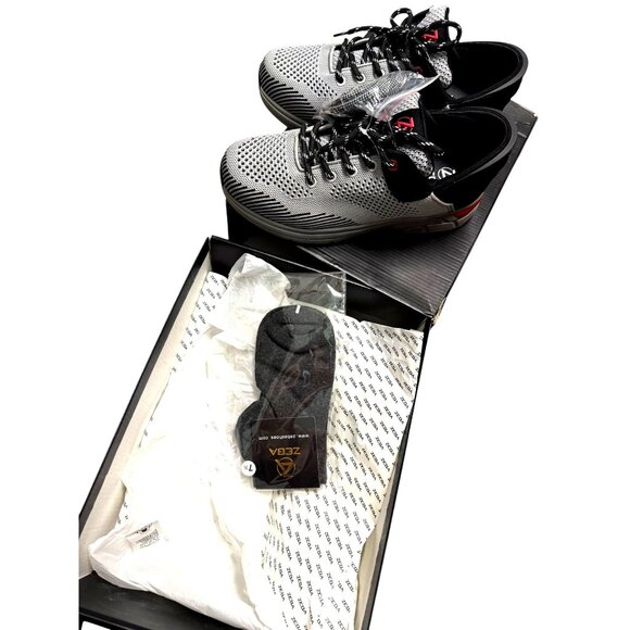 Zeba Steel Onyx Medium Sneakers Grey & Black‎ Mens Size 7.5 - Picture 5 of 15